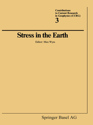 cover image of Stress in the Earth
